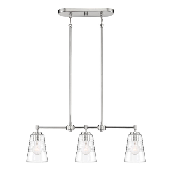 Designers Fountain - D230M-IS-PN - Three Light Island Pendant - Ingo - Polished Nickel