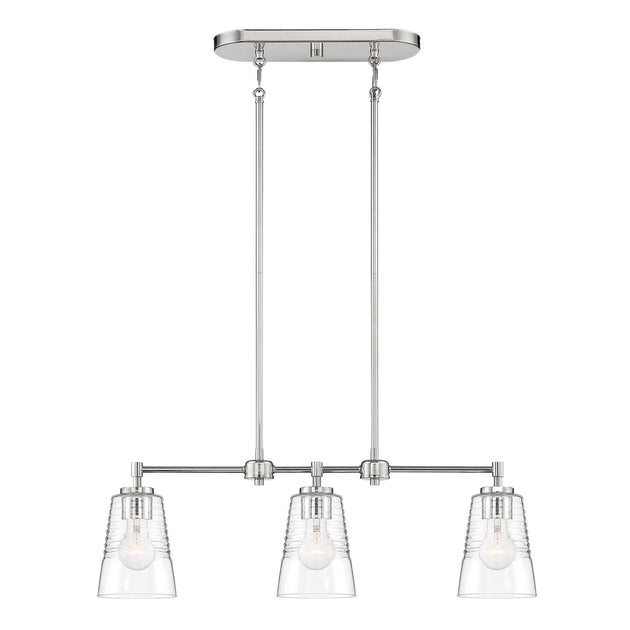 Designers Fountain - D230M-IS-PN - Three Light Island Pendant - Ingo - Polished Nickel