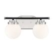 Designers Fountain - D232M-2B-PN - Two Light Vanity - Elle - Polished Nickel