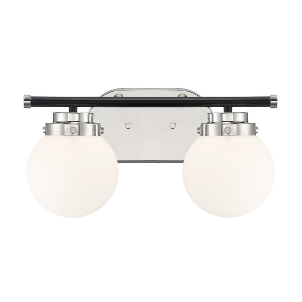 Designers Fountain - D232M-2B-PN - Two Light Vanity - Elle - Polished Nickel