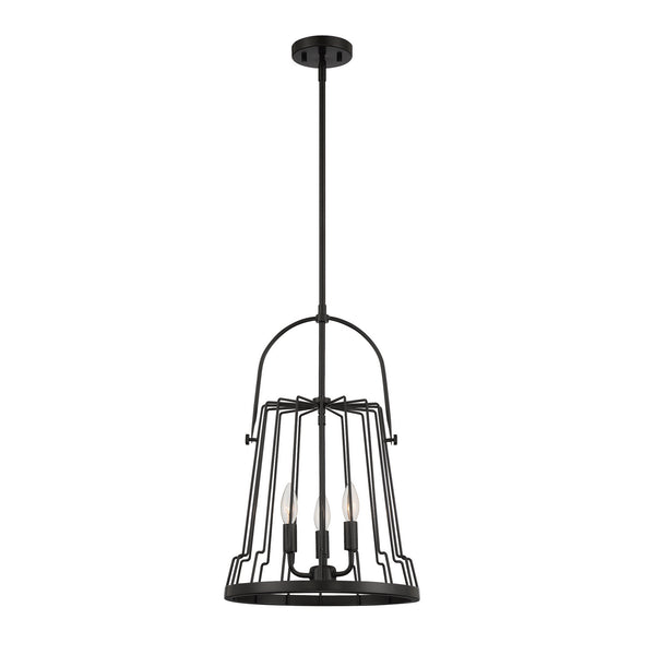 Designers Fountain - D234C-14P-MB - Three Light Pendant - Alba - Matte Black