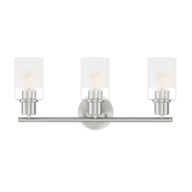 Designers Fountain - D236M-3B-BN - Three Light Vanity - Cedar Lane - Brushed Nickel