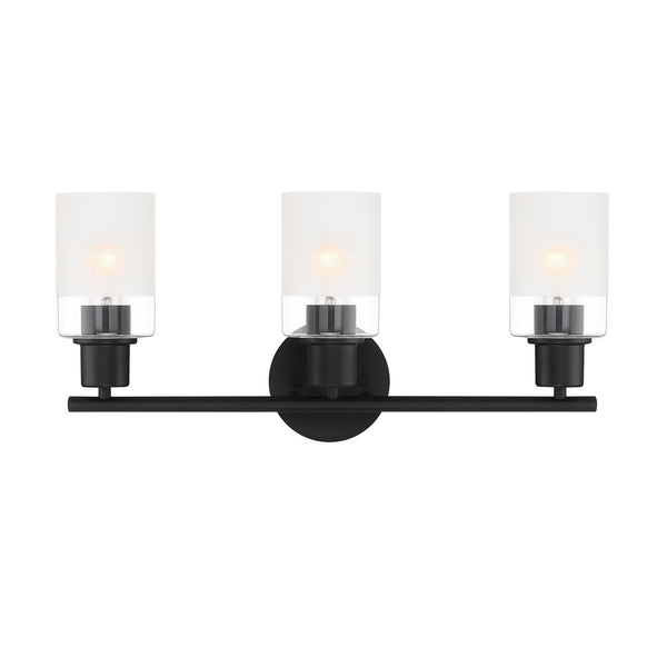 Designers Fountain - D236M-3B-MB - Three Light Vanity - Cedar Lane - Matte Black