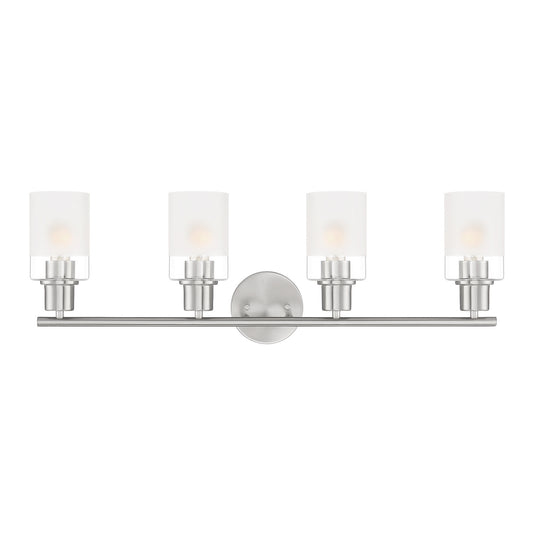 Designers Fountain - D236M-4B-BN - Four Light Vanity - Cedar Lane - Brushed Nickel