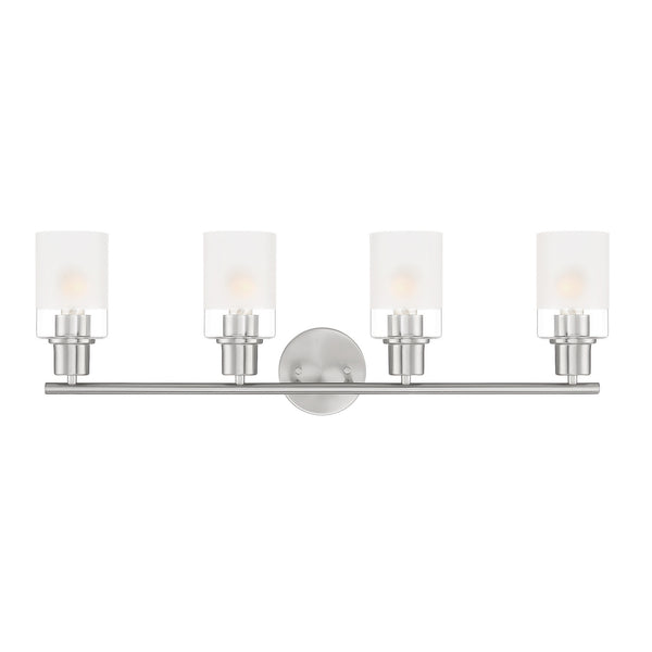 Designers Fountain - D236M-4B-BN - Four Light Vanity - Cedar Lane - Brushed Nickel