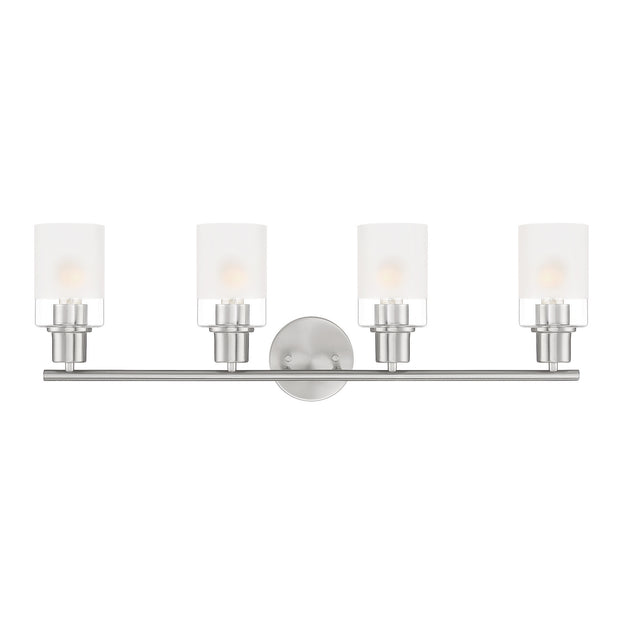 Designers Fountain - D236M-4B-BN - Four Light Vanity - Cedar Lane - Brushed Nickel
