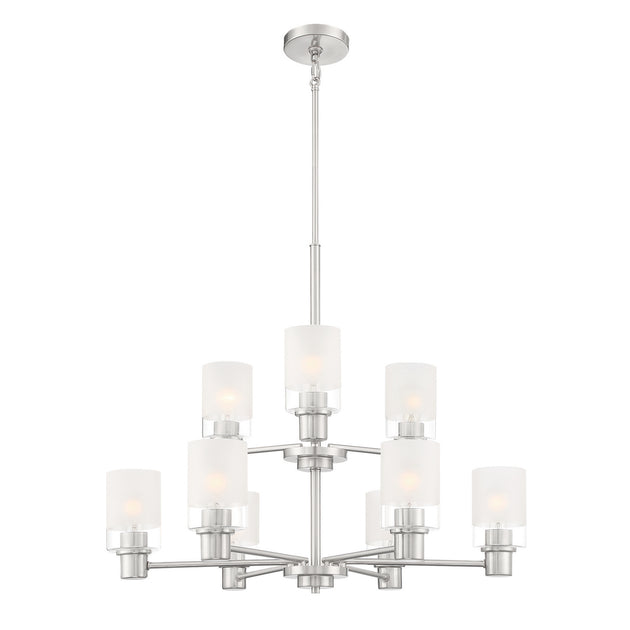 Designers Fountain - D236M-9CH-BN - Nine Light Chandelier - Cedar Lane - Brushed Nickel