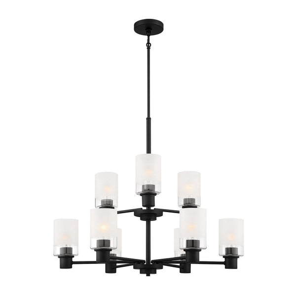 Designers Fountain - D236M-9CH-MB - Nine Light Chandelier - Cedar Lane - Matte Black