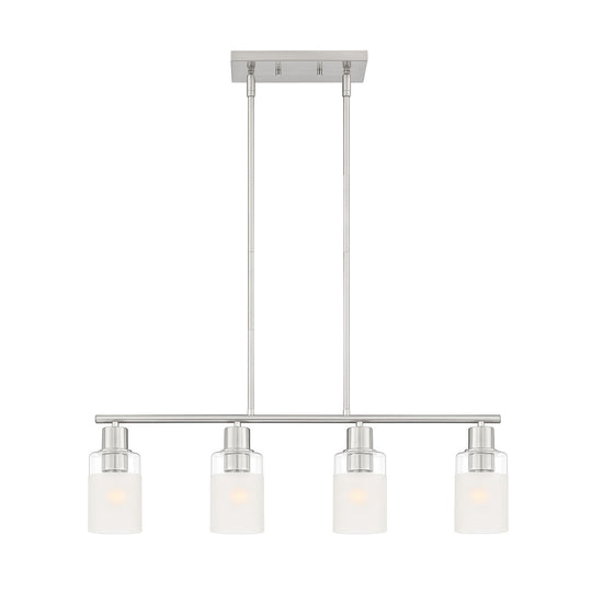 Designers Fountain - D236M-IS-BN - Four Light Island Pendant - Cedar Lane - Brushed Nickel
