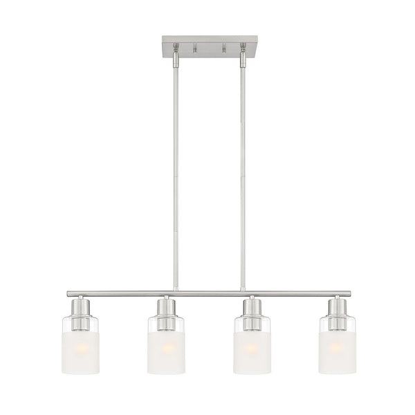 Designers Fountain - D236M-IS-BN - Four Light Island Pendant - Cedar Lane - Brushed Nickel