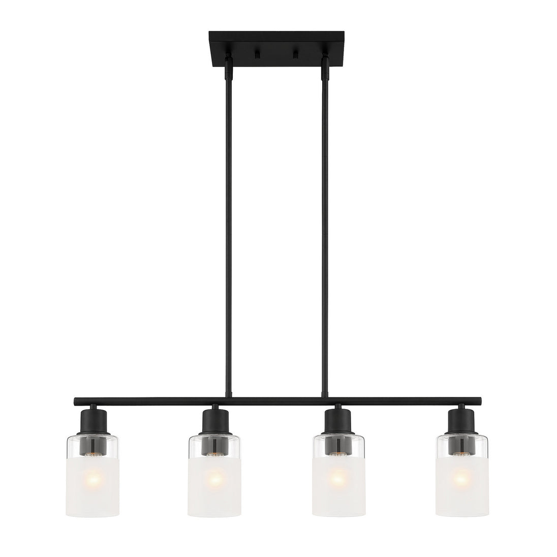 Designers Fountain - D236M-IS-MB - Four Light Island Pendant - Cedar Lane - Matte Black