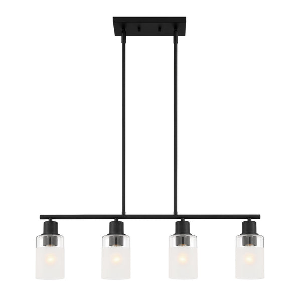 Designers Fountain - D236M-IS-MB - Four Light Island Pendant - Cedar Lane - Matte Black