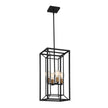 Designers Fountain - D237M-12P-MB - Four Light Pendant - Within - Matte Black