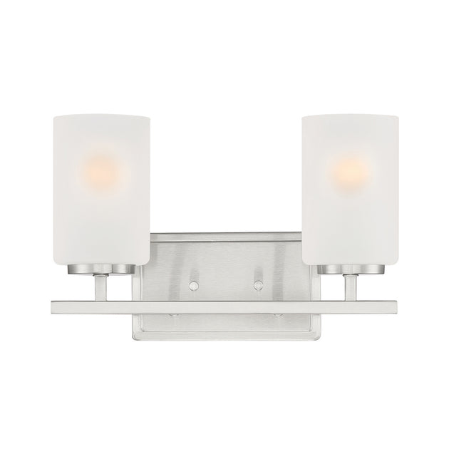 Designers Fountain - D239M-2B-BN - Two Light Vanity - Carmine - Brushed Nickel