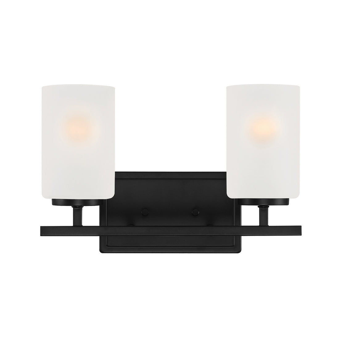 Designers Fountain - D239M-2B-MB - Two Light Vanity - Carmine - Matte Black