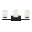 Designers Fountain - D239M-3B-MB - Three Light Vanity - Carmine - Matte Black