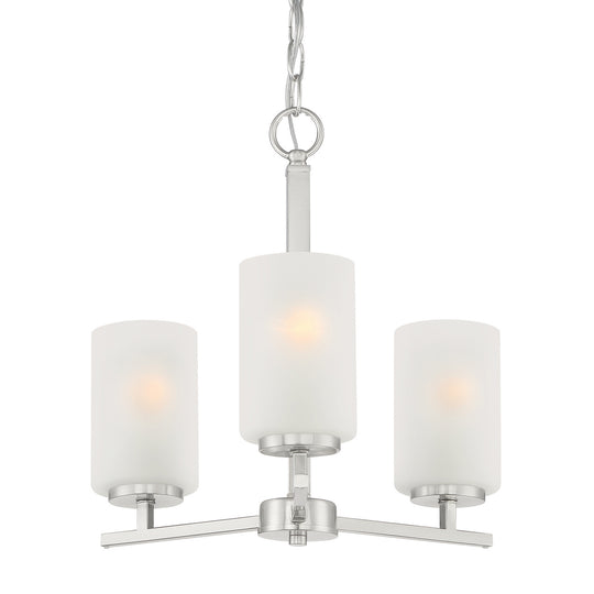 Designers Fountain - D239M-3CH-BN - Three Light Chandelier - Carmine - Brushed Nickel