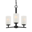 Designers Fountain - D239M-3CH-MB - Three Light Chandelier - Carmine - Matte Black