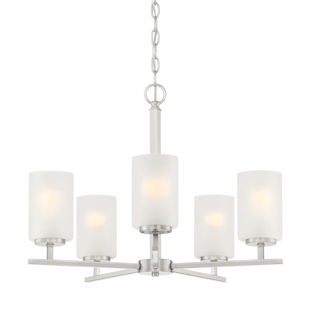 Designers Fountain - D239M-5CH-BN - Five Light Chandelier - Carmine - Brushed Nickel