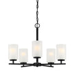 Designers Fountain - D239M-5CH-MB - Five Light Chandelier - Carmine - Matte Black