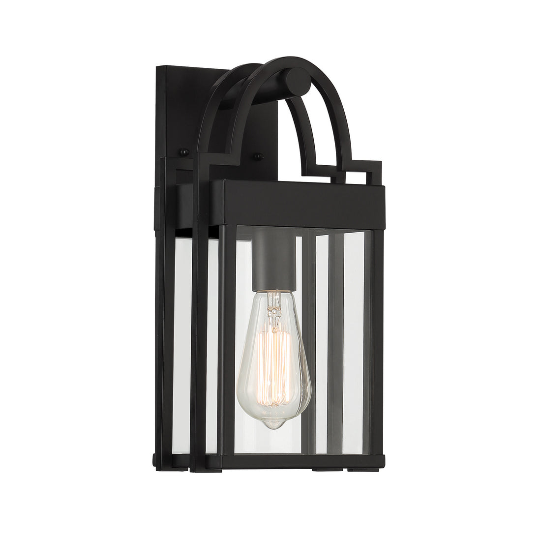 Designers Fountain - D240M-7OW-MB - One Light Wall Lantern - Monroe - Matte Black