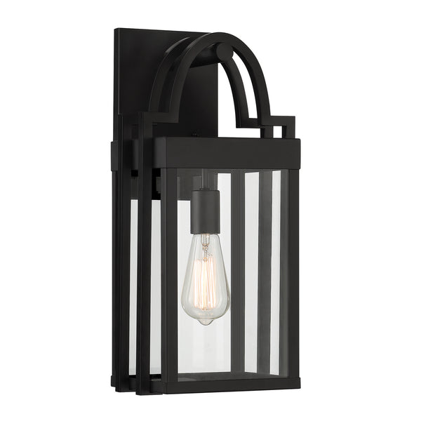 Designers Fountain - D240M-8OW-MB - One Light Wall Lantern - Monroe - Matte Black