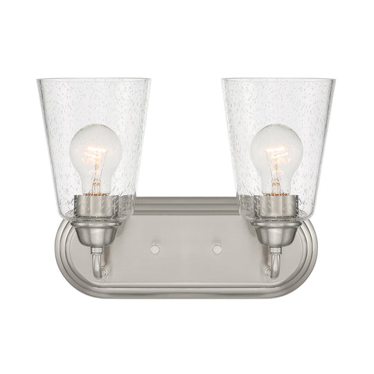 Designers Fountain - D241M-2B-BN - Two Light Vanity - Zane - Brushed Nickel