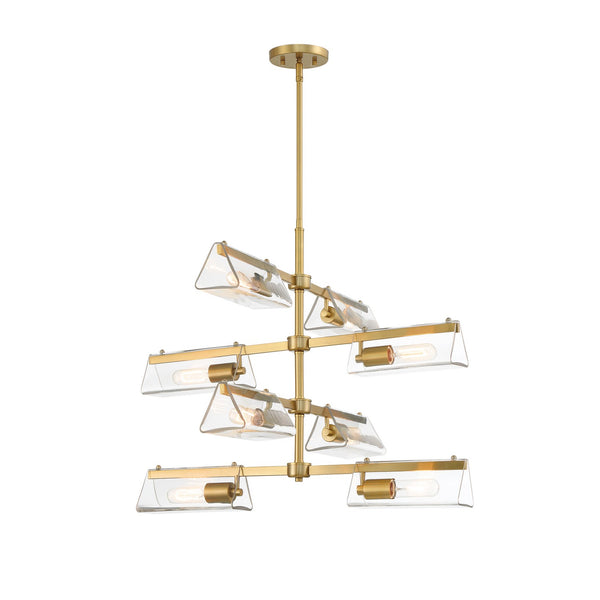 Designers Fountain - D279M-8CH-BG - Eight Light Chandelier - Latitude - Brushed Gold