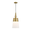 Designers Fountain - D281M-10P-BG - One Light Pendant - Ava - Brushed Gold