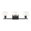 Designers Fountain - D285M-3B-MB - Three Light Vanity - Vibrato - Matte Black