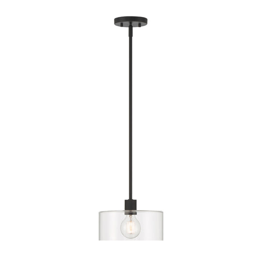 Designers Fountain - D285M-9P-MB - One Light Pendant - Vibrato - Matte Black