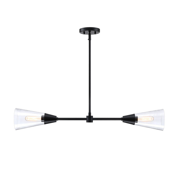 Designers Fountain - D290M-IS-MB - Two Light Island Pendant - Norro - Matte Black