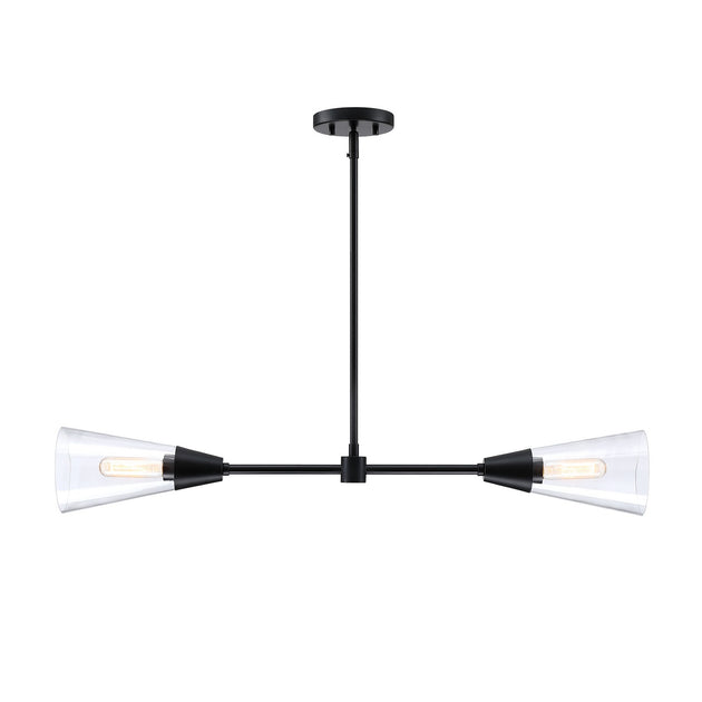 Designers Fountain - D290M-IS-MB - Two Light Island Pendant - Norro - Matte Black