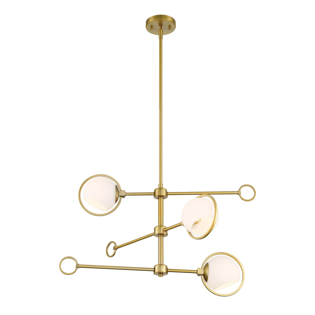 Designers Fountain - D296C-3CH-BG - Three Light Chandelier - Teatro - Brushed Gold