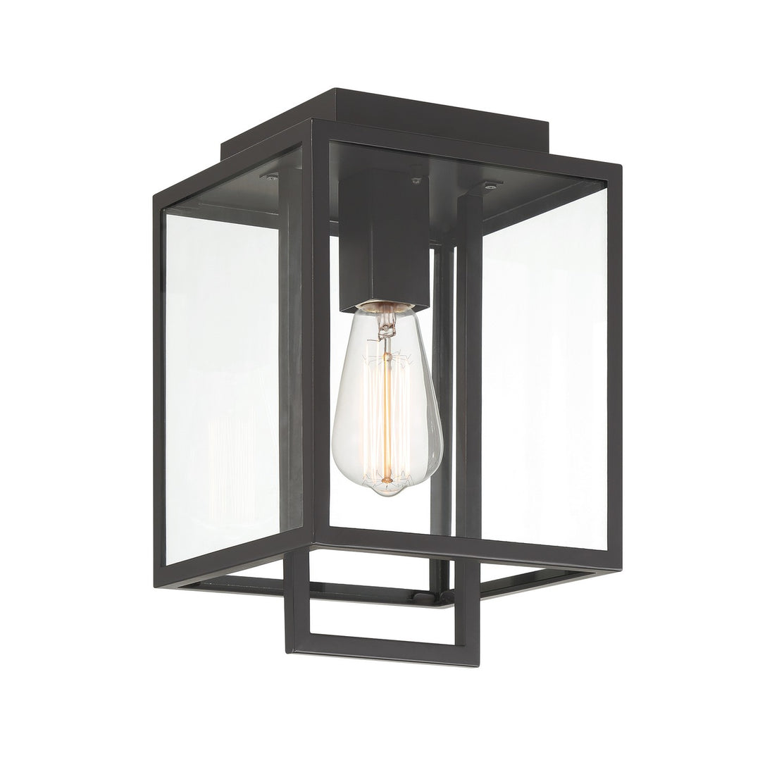 Designers Fountain - D297M-FM-MB - One Light Wall Lantern - Preston - Matte Black