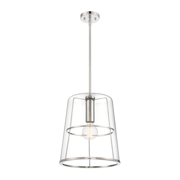Designers Fountain - D299M-14P-PN - One Light Pendant - Alonzo - Polished Nickel