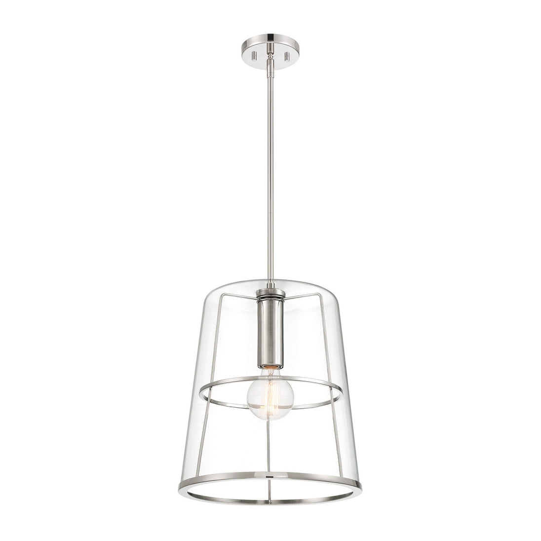 Designers Fountain - D299M-14P-PN - One Light Pendant - Alonzo - Polished Nickel