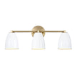 Designers Fountain - D300M-3B-BG - Three Light Vanity - Biba - Brushed Gold