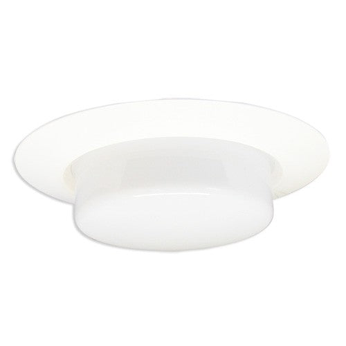 Elco Lighting - EL319W - 6" Shwr Trm W/Drop Plstic Lens Shiny - All White