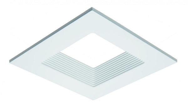 Elco Lighting - ELL4816W - 4"Die-Cast Sqr Baffle For Ell Module - All White