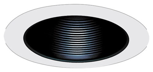 Elco Lighting - ELM530BG - 5" Blk Bffl W/Mtl Gold Ring - Black with Gold Trim