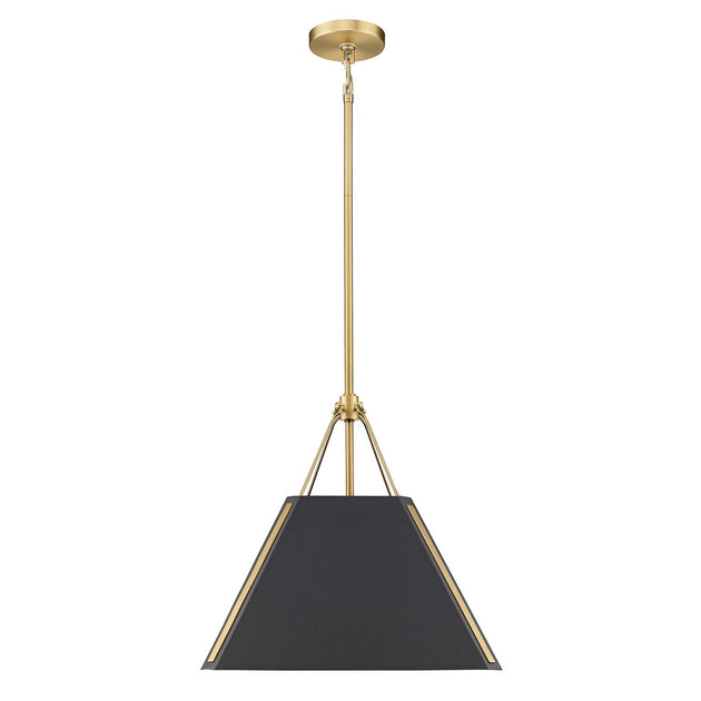 Golden - 3879-M BCB-NB - One Light Pendant - Ranik - Brushed Champagne Bronze