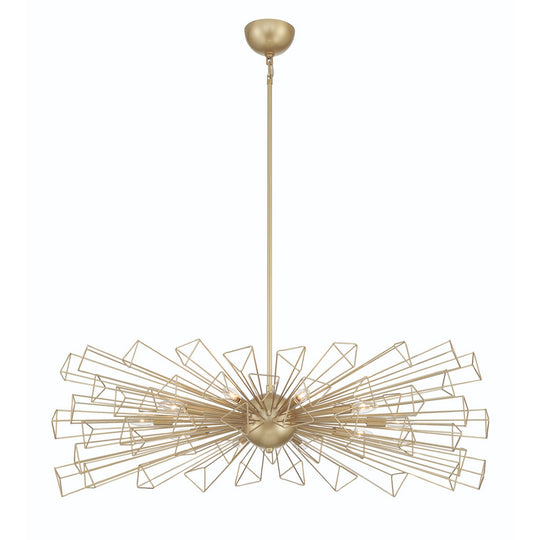 Eurofase - 46761-026 - Ten Light Chandelier - Dendelio - Gold