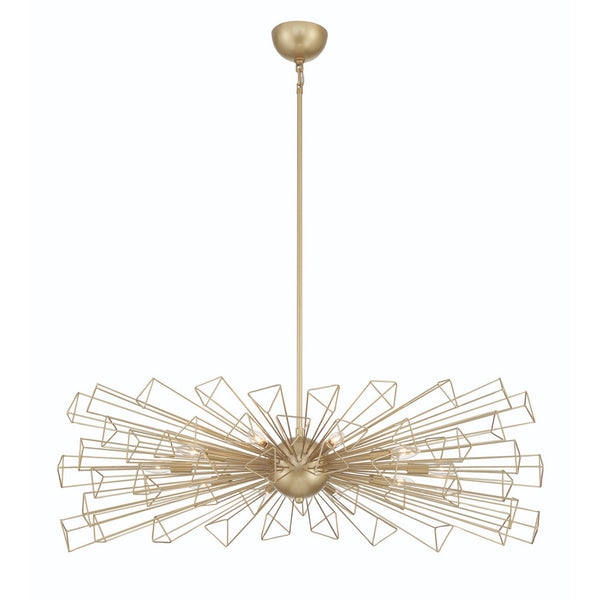 Eurofase - 46761-026 - Ten Light Chandelier - Dendelio - Gold