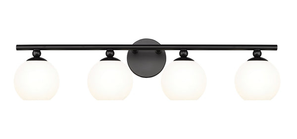 Z-Lite - 1100-4V-MB - Four Light Vanity - Neoma - Matte Black