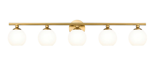 Z-Lite - 1100-5V-MGLD - Five Light Vanity - Neoma - Modern Gold