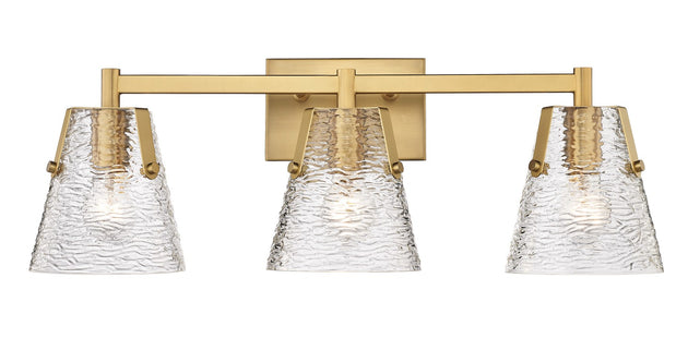 Z-Lite - 1101-3V-MGLD - Three Light Vanity - Analia - Modern Gold