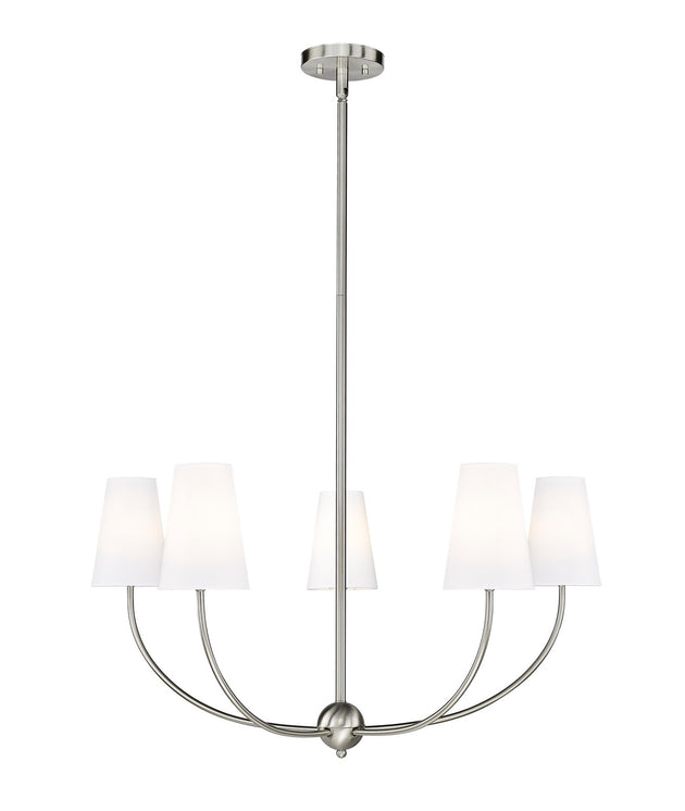 Z-Lite - 3040-32BN - Five Light Chandelier - Shannon - Brushed Nickel