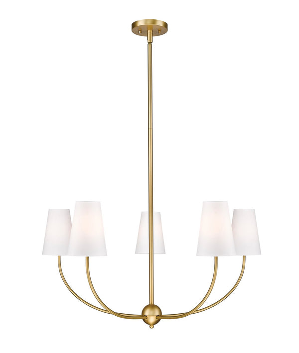 Z-Lite - 3040-32RB - Five Light Chandelier - Shannon - Rubbed Brass