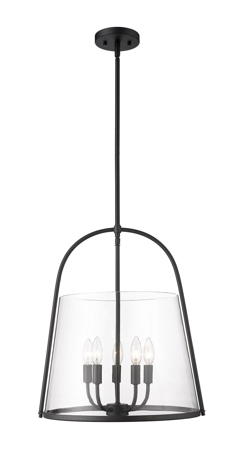 Z-Lite - 3041P18-MB - Five Light Pendant - Archis - Matte Black